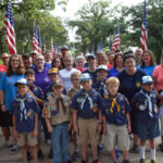 Bellevue Lodge No. 325, Alpha Chapter OES No. 325, Rainbow Girls Chapter #24 and Cub Scout Troop #464 to put up of the flags at the Bellevue Cemetery for Independence Day on July 4th.